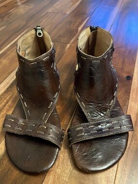 BED|STU Brown Leather Sandals